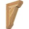 Ekena Millwork Traditional Slat Rough Sawn Bracket, Western Red Cedar, 6"W x 20"D x 28"H BKT06X20X28TRA06RWR - alternate 1